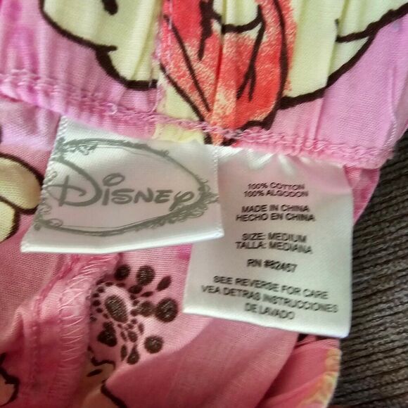 Disney Women's Pink Winnie the Pooh Honey Cotton Lounge Pyjama Pants Medium - Picture 8 of 11